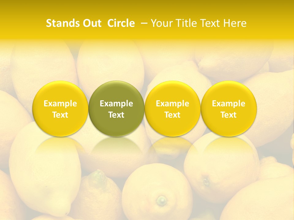 Vibrant Color Ripe Freshness PowerPoint Template