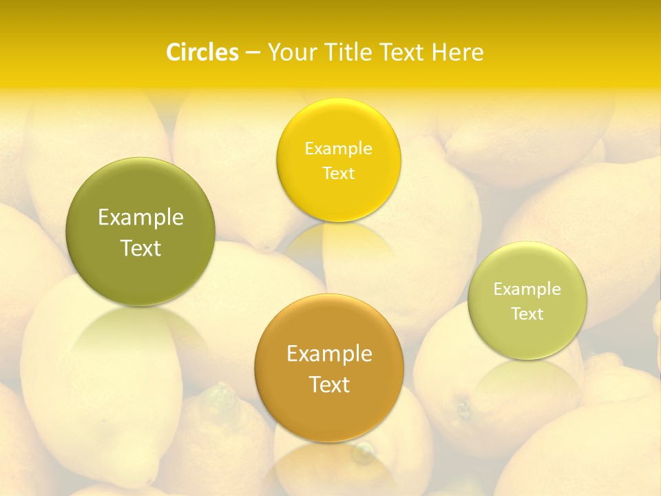 Vibrant Color Ripe Freshness PowerPoint Template