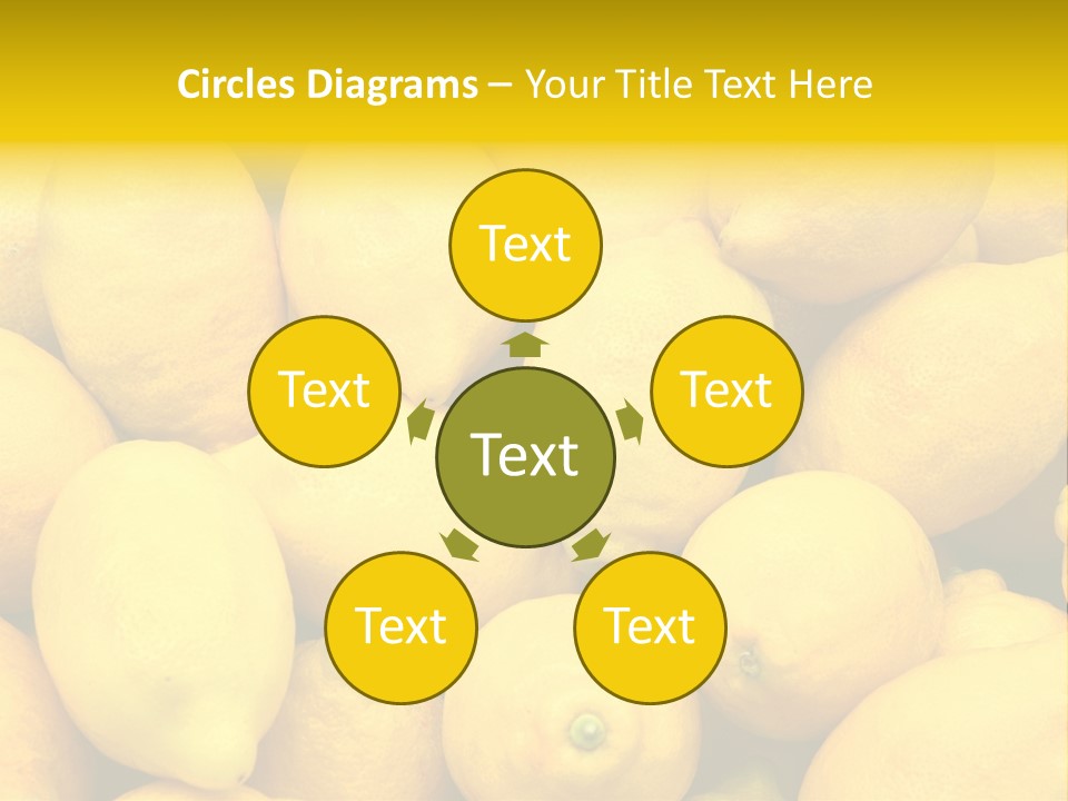 Vibrant Color Ripe Freshness PowerPoint Template