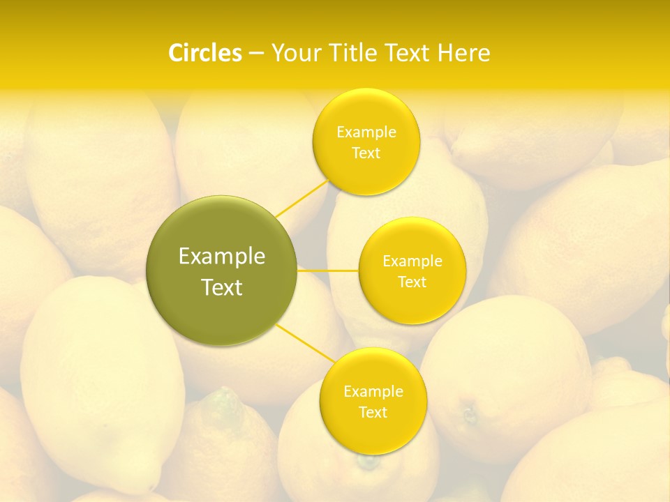 Vibrant Color Ripe Freshness PowerPoint Template