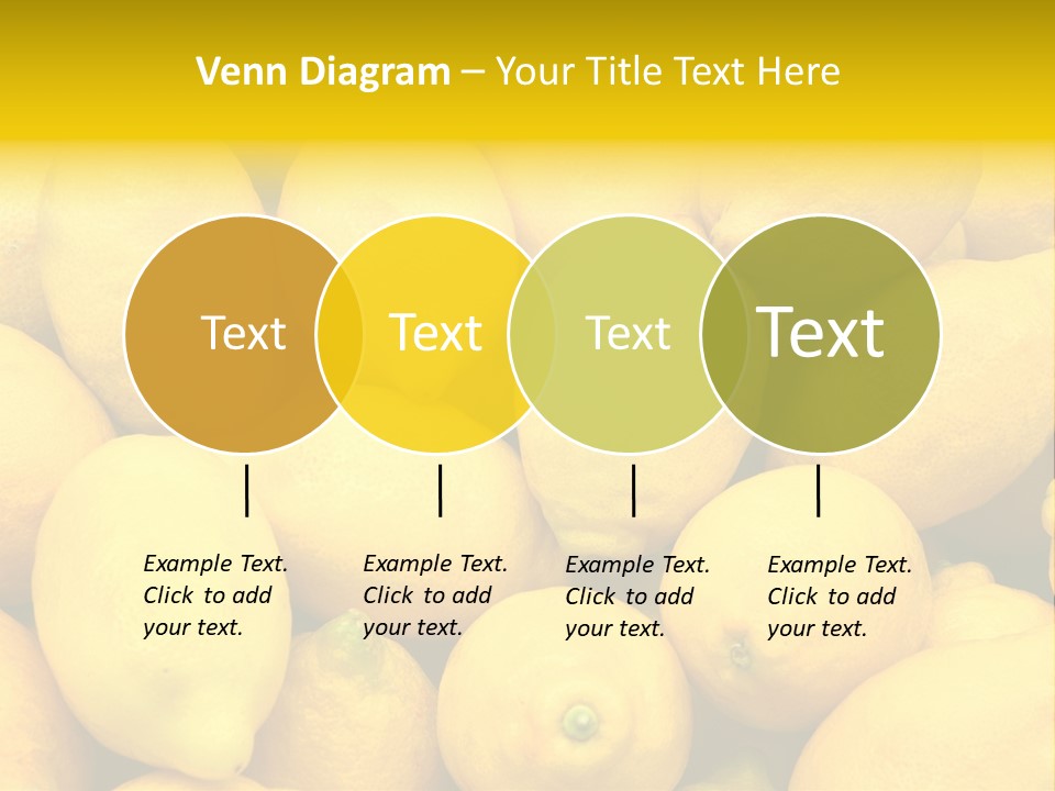 Vibrant Color Ripe Freshness PowerPoint Template