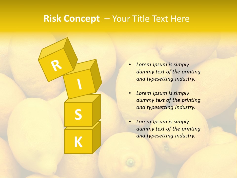 Vibrant Color Ripe Freshness PowerPoint Template