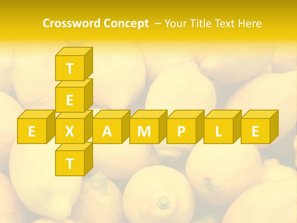 Vibrant Color Ripe Freshness PowerPoint Template
