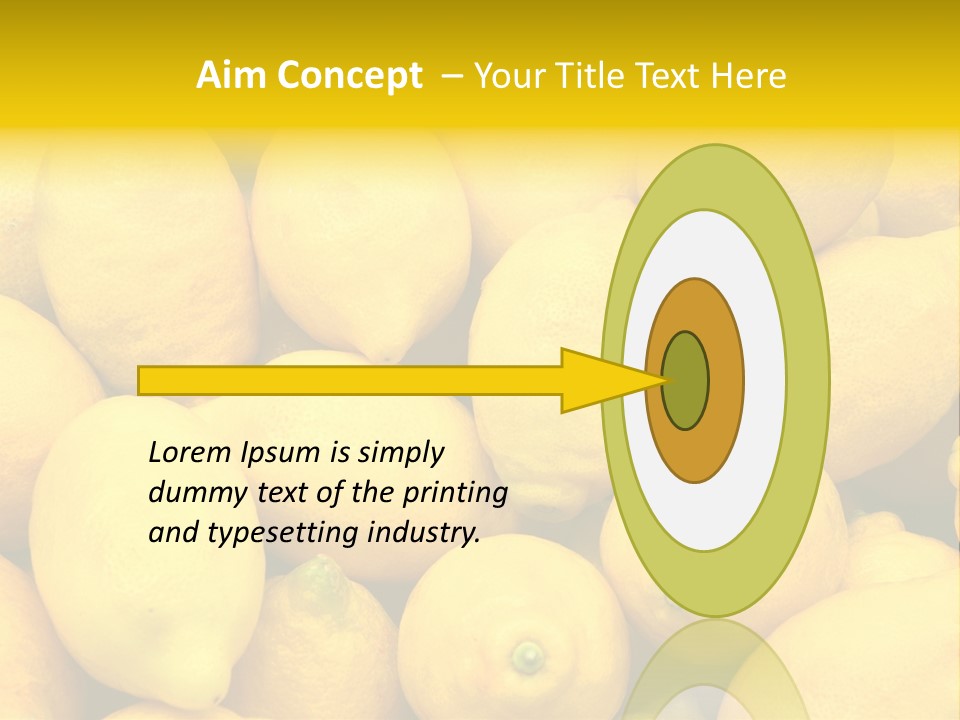 Vibrant Color Ripe Freshness PowerPoint Template