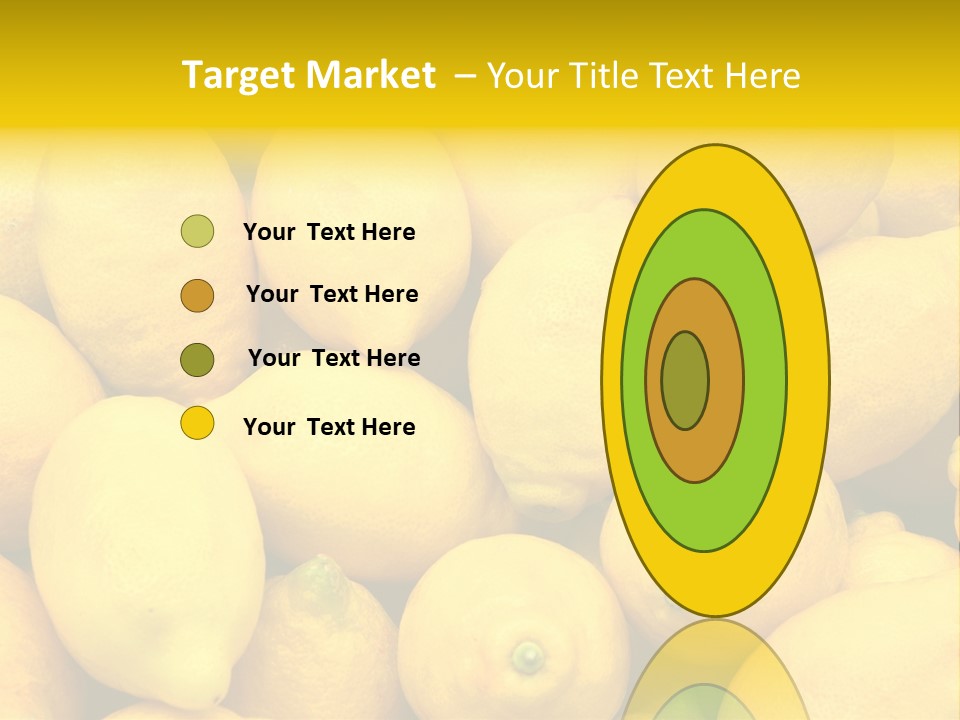 Vibrant Color Ripe Freshness PowerPoint Template