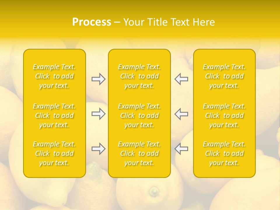Vibrant Color Ripe Freshness PowerPoint Template
