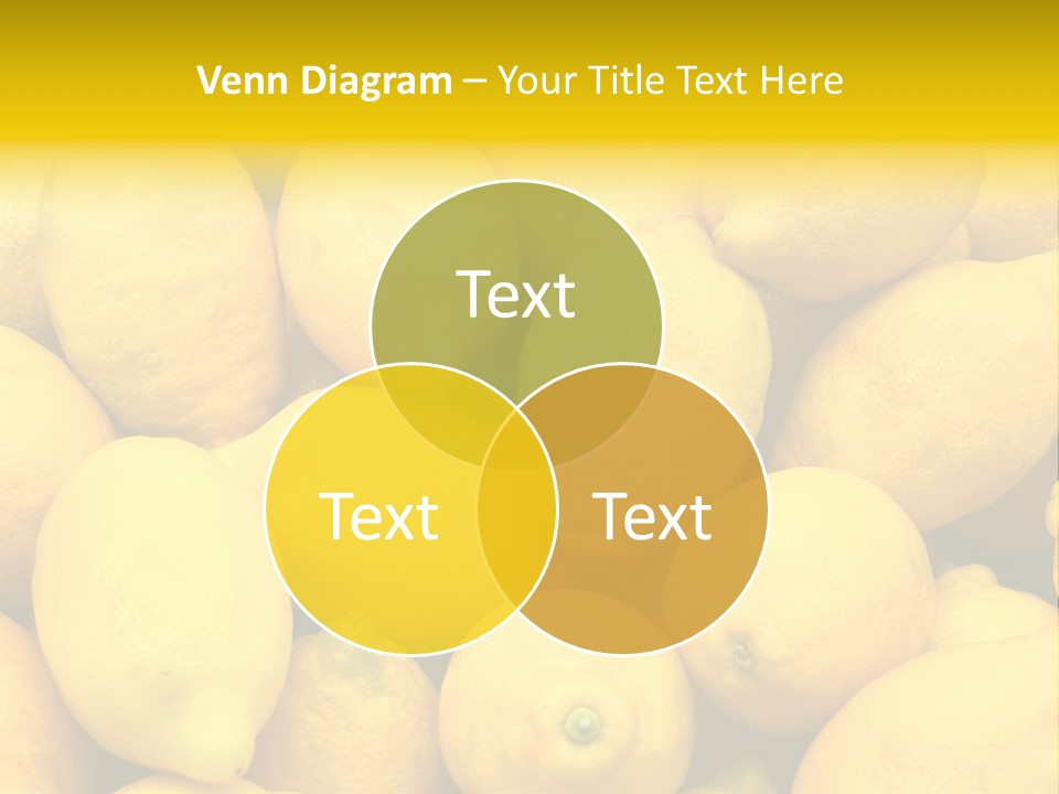 Vibrant Color Ripe Freshness PowerPoint Template