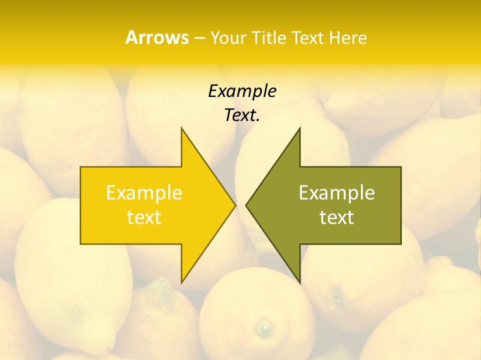 Vibrant Color Ripe Freshness PowerPoint Template