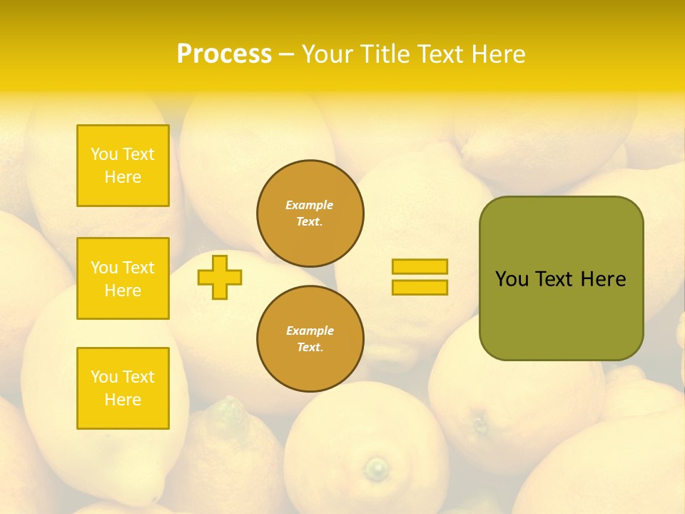 Vibrant Color Ripe Freshness PowerPoint Template