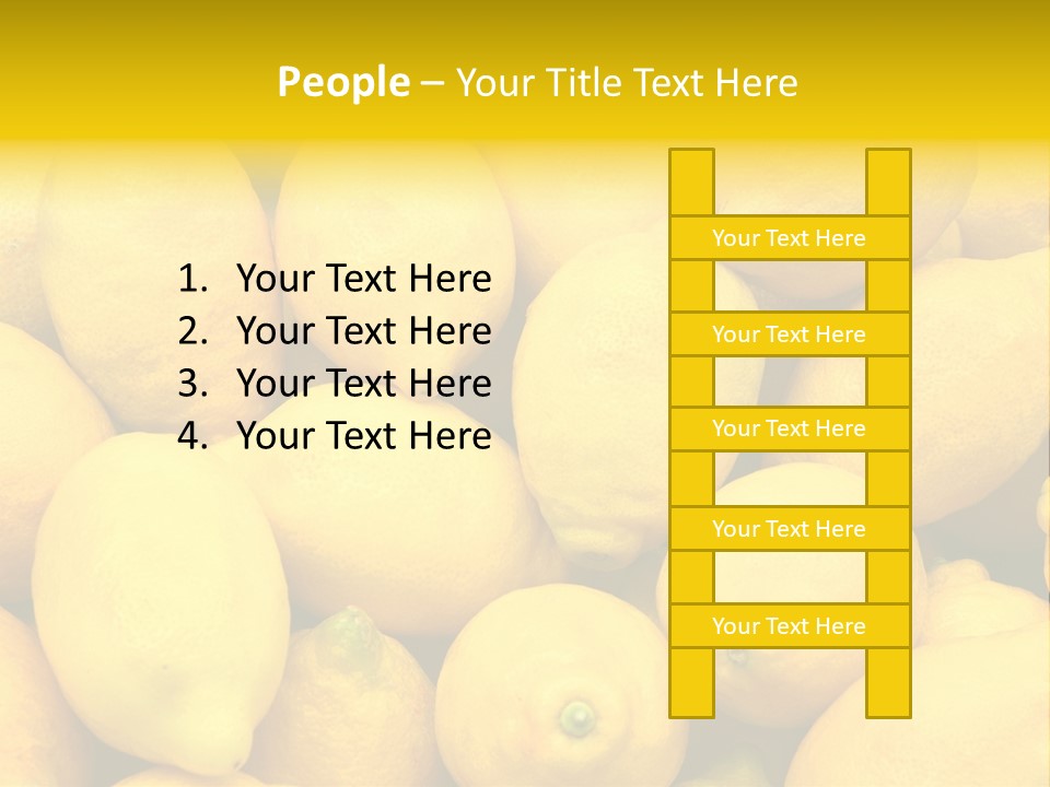 Vibrant Color Ripe Freshness PowerPoint Template