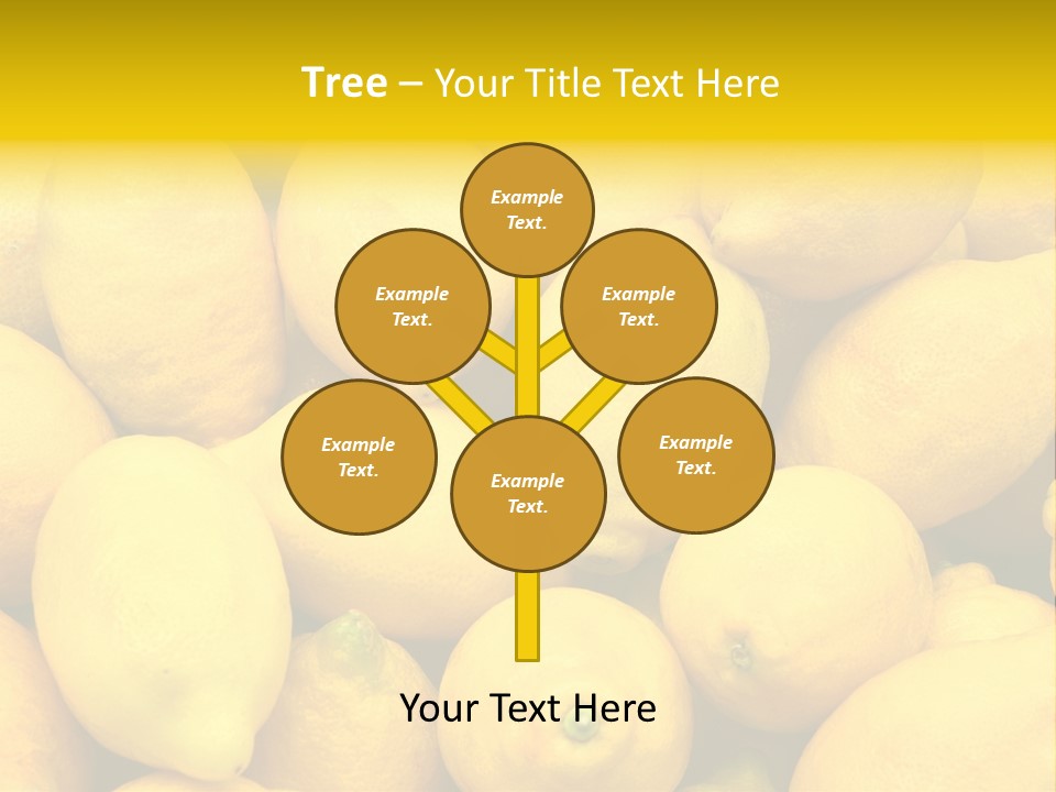 Vibrant Color Ripe Freshness PowerPoint Template