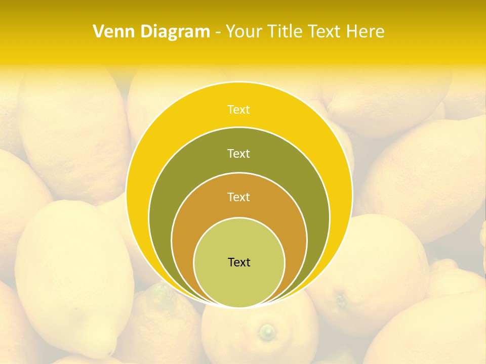 Vibrant Color Ripe Freshness PowerPoint Template