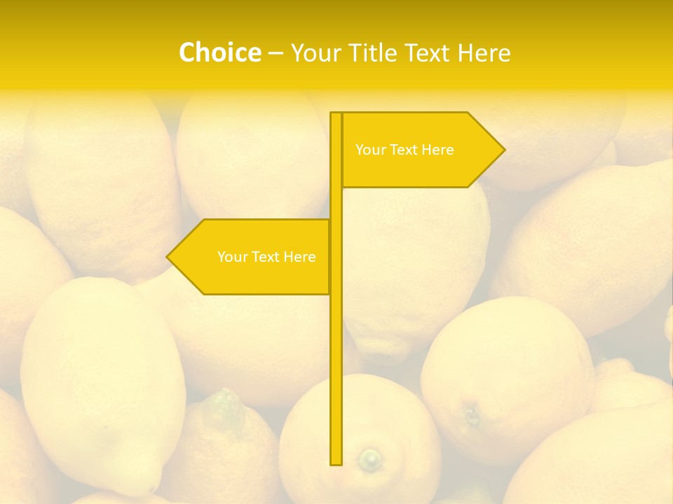 Vibrant Color Ripe Freshness PowerPoint Template