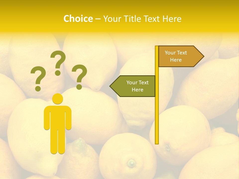 Vibrant Color Ripe Freshness PowerPoint Template