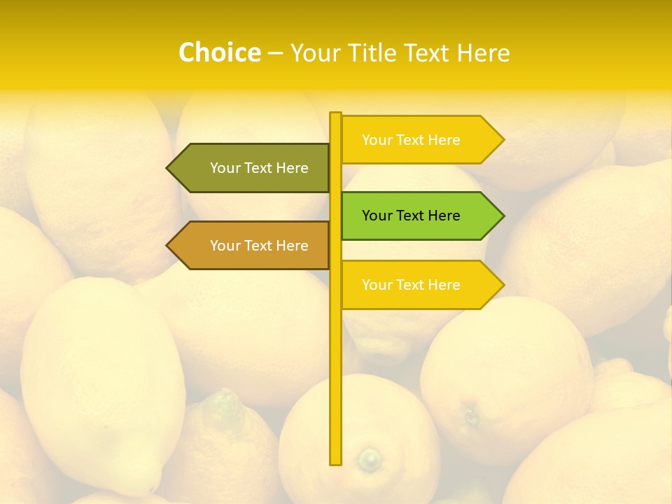 Vibrant Color Ripe Freshness PowerPoint Template