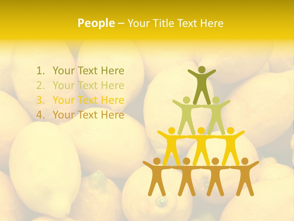 Vibrant Color Ripe Freshness PowerPoint Template