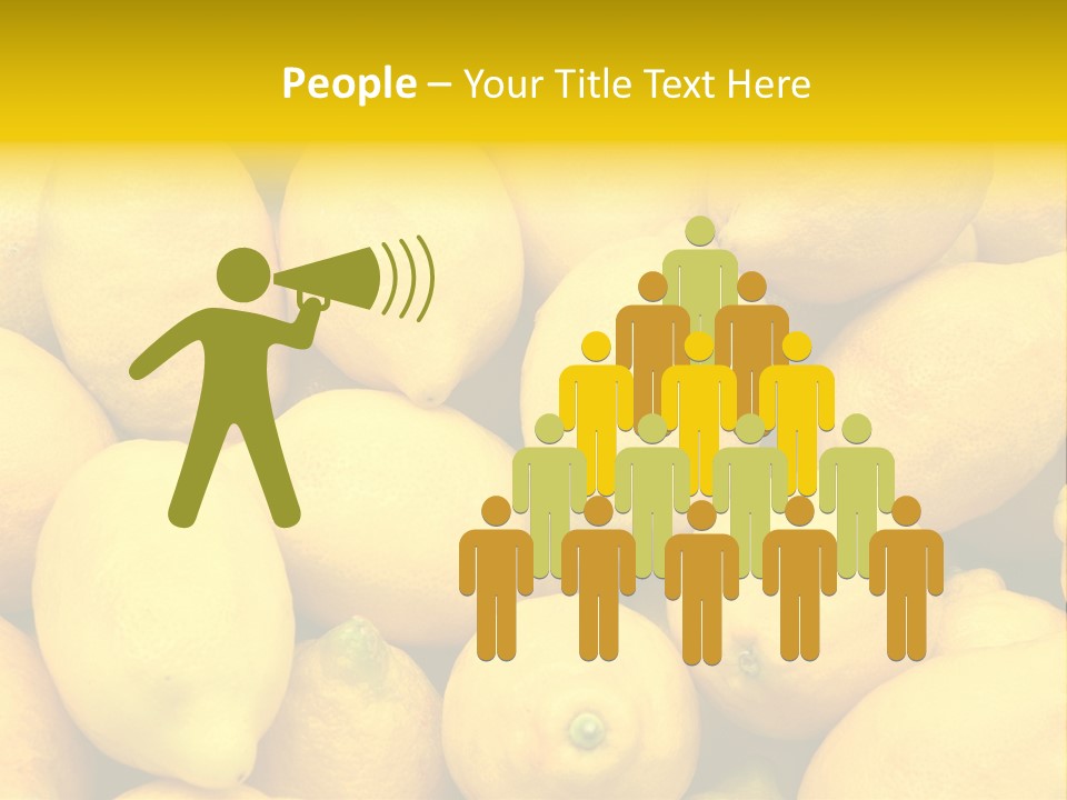 Vibrant Color Ripe Freshness PowerPoint Template