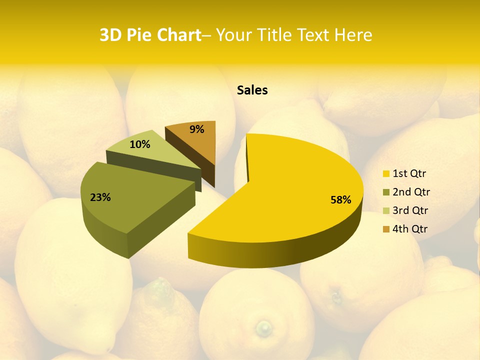 Vibrant Color Ripe Freshness PowerPoint Template