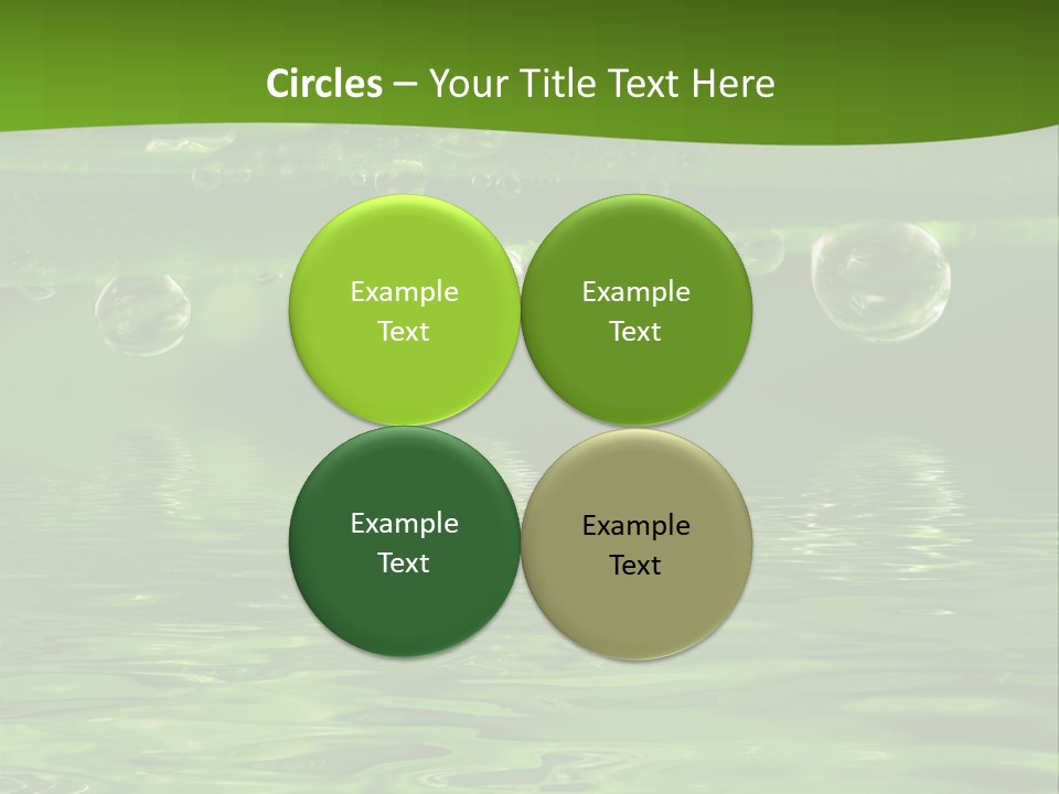 Environment Growth Rain PowerPoint Template