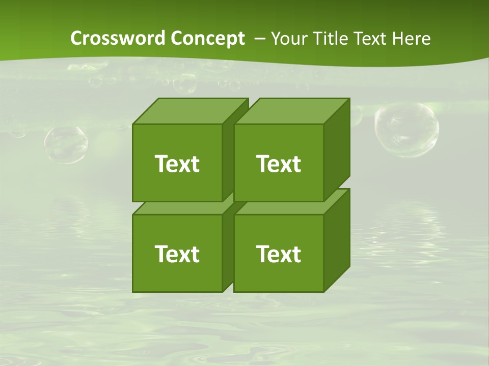 Environment Growth Rain PowerPoint Template