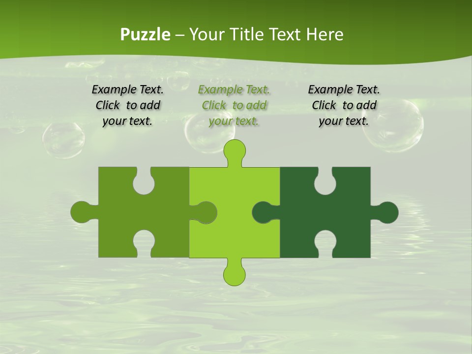 Environment Growth Rain PowerPoint Template