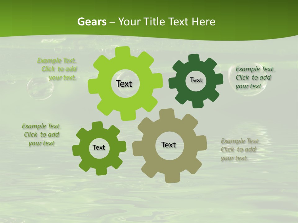 Environment Growth Rain PowerPoint Template
