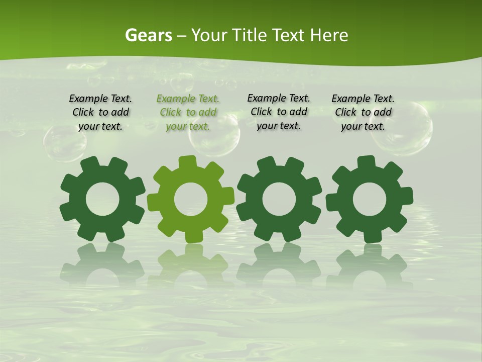 Environment Growth Rain PowerPoint Template