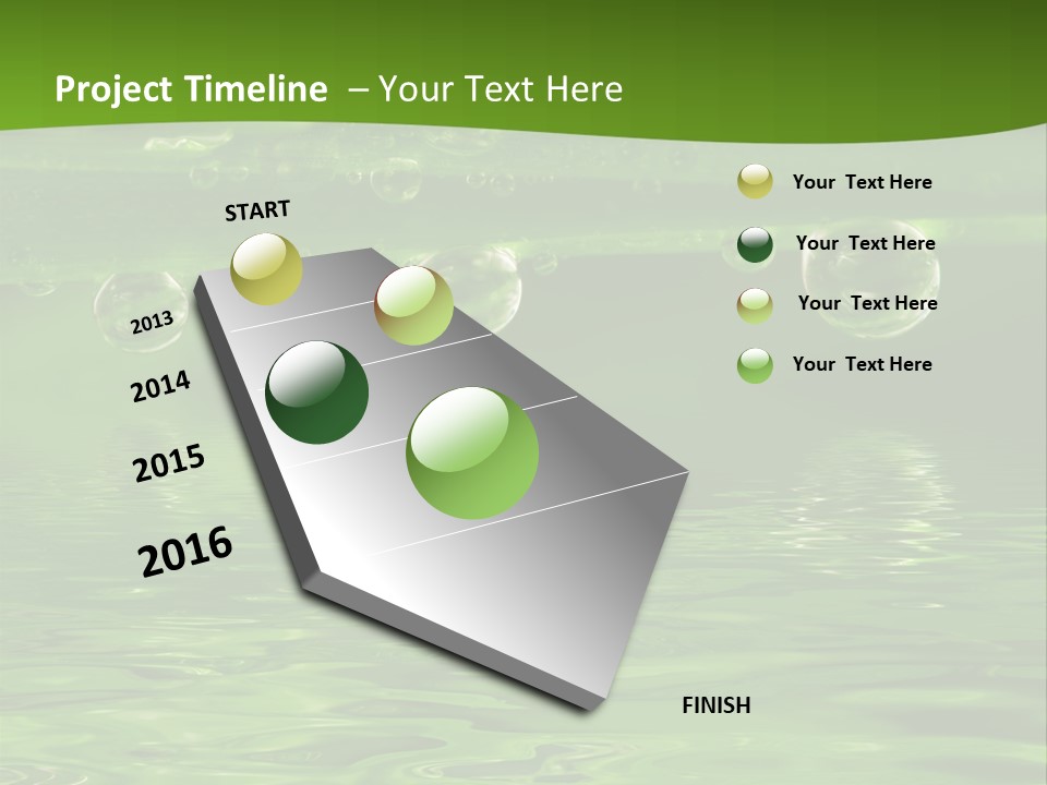 Environment Growth Rain PowerPoint Template