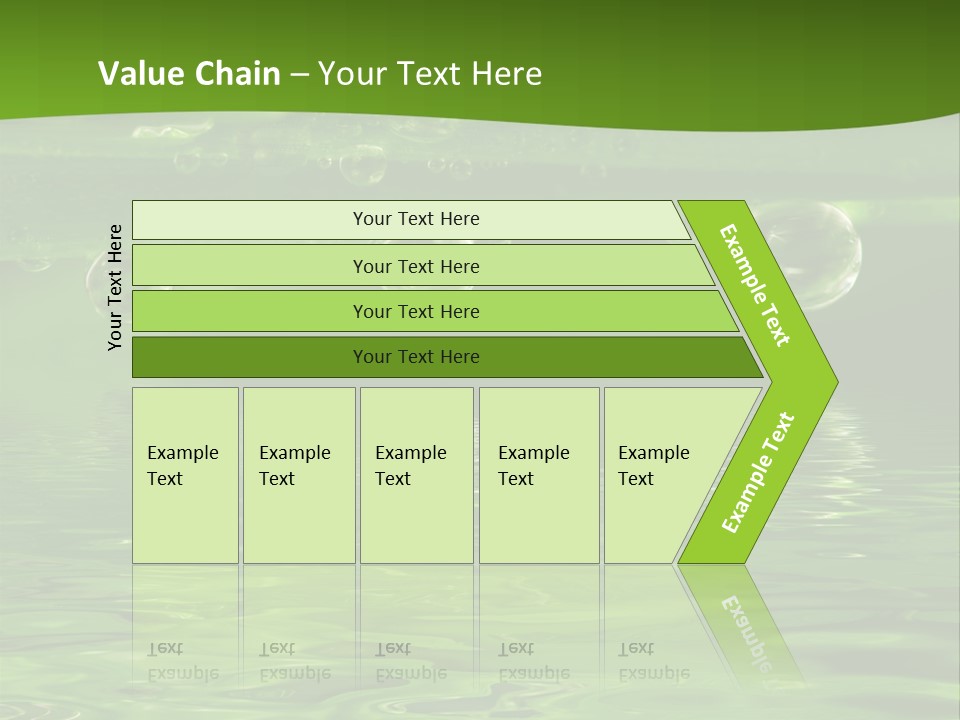 Environment Growth Rain PowerPoint Template