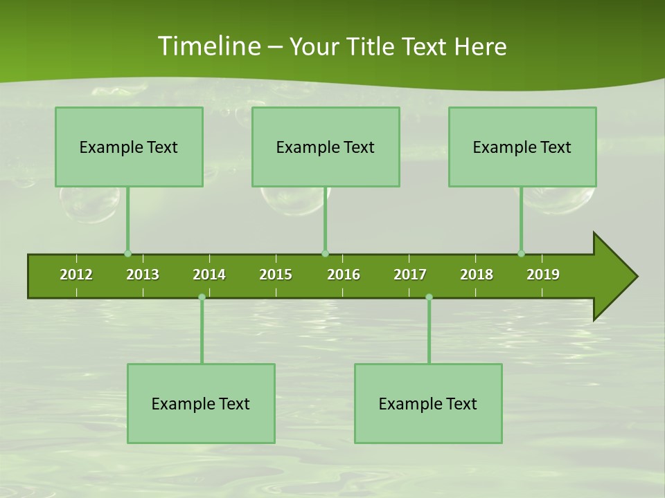 Environment Growth Rain PowerPoint Template