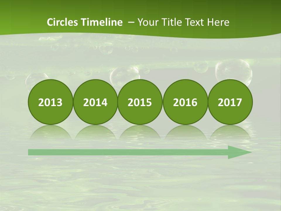 Environment Growth Rain PowerPoint Template