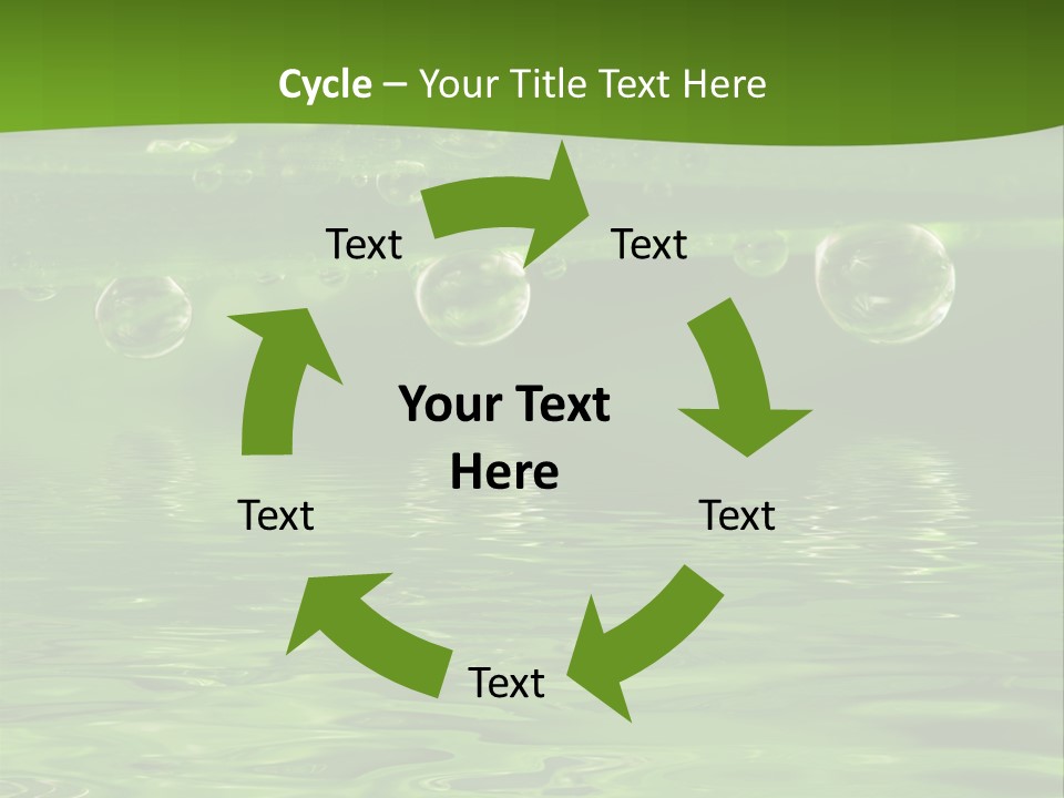 Environment Growth Rain PowerPoint Template