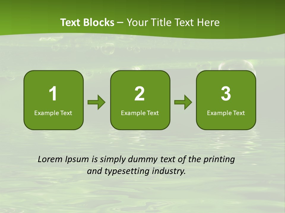 Environment Growth Rain PowerPoint Template