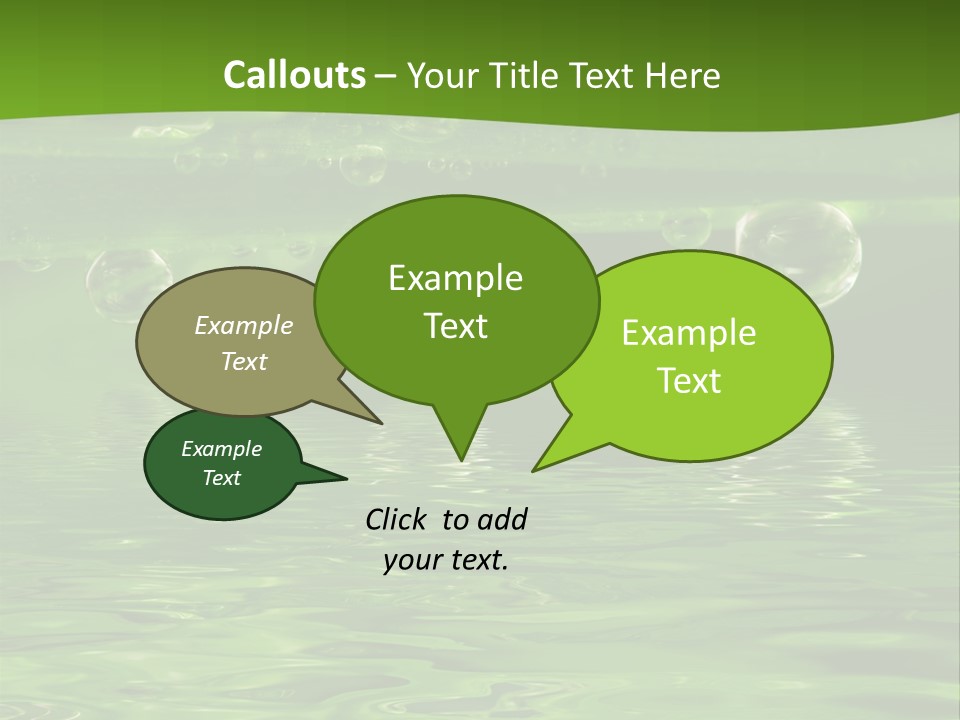 Environment Growth Rain PowerPoint Template