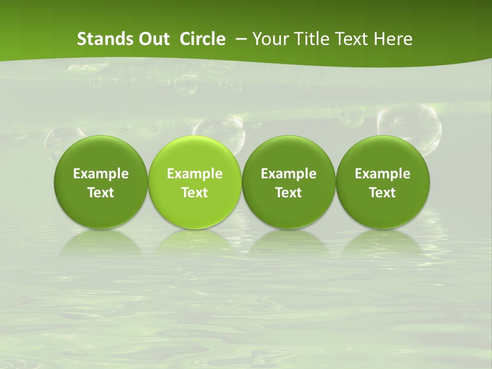Environment Growth Rain PowerPoint Template