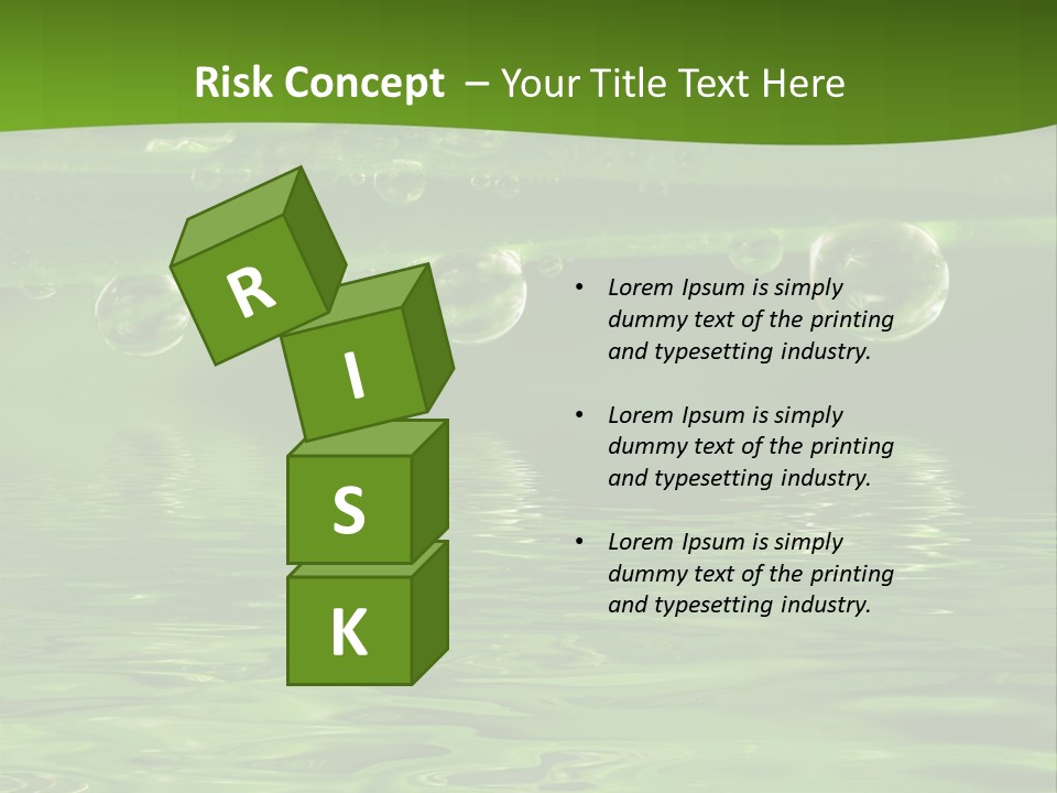 Environment Growth Rain PowerPoint Template