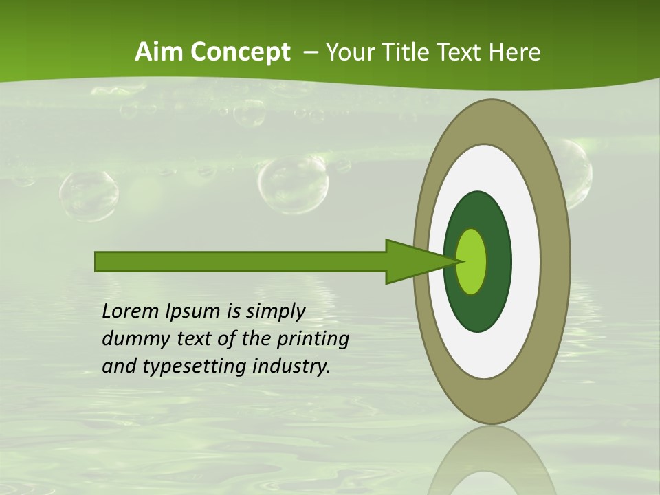 Environment Growth Rain PowerPoint Template