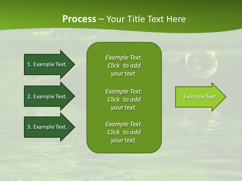 Environment Growth Rain PowerPoint Template
