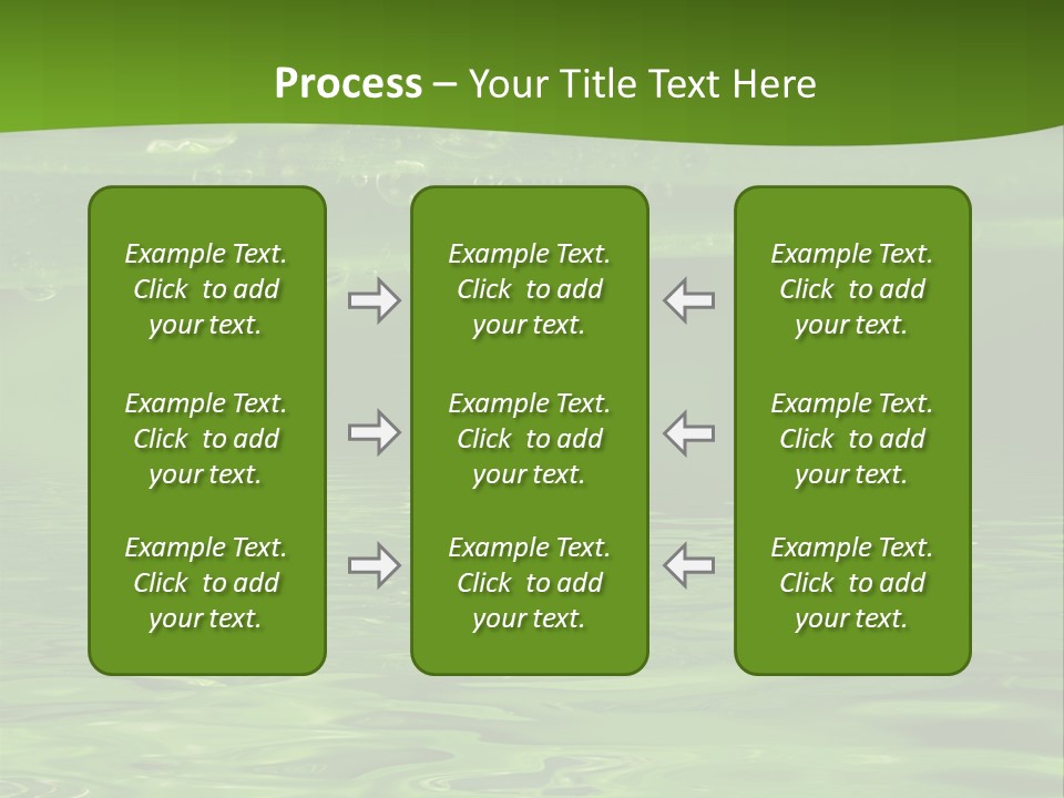 Environment Growth Rain PowerPoint Template