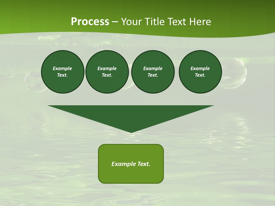 Environment Growth Rain PowerPoint Template