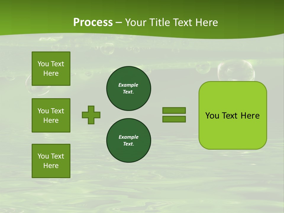 Environment Growth Rain PowerPoint Template