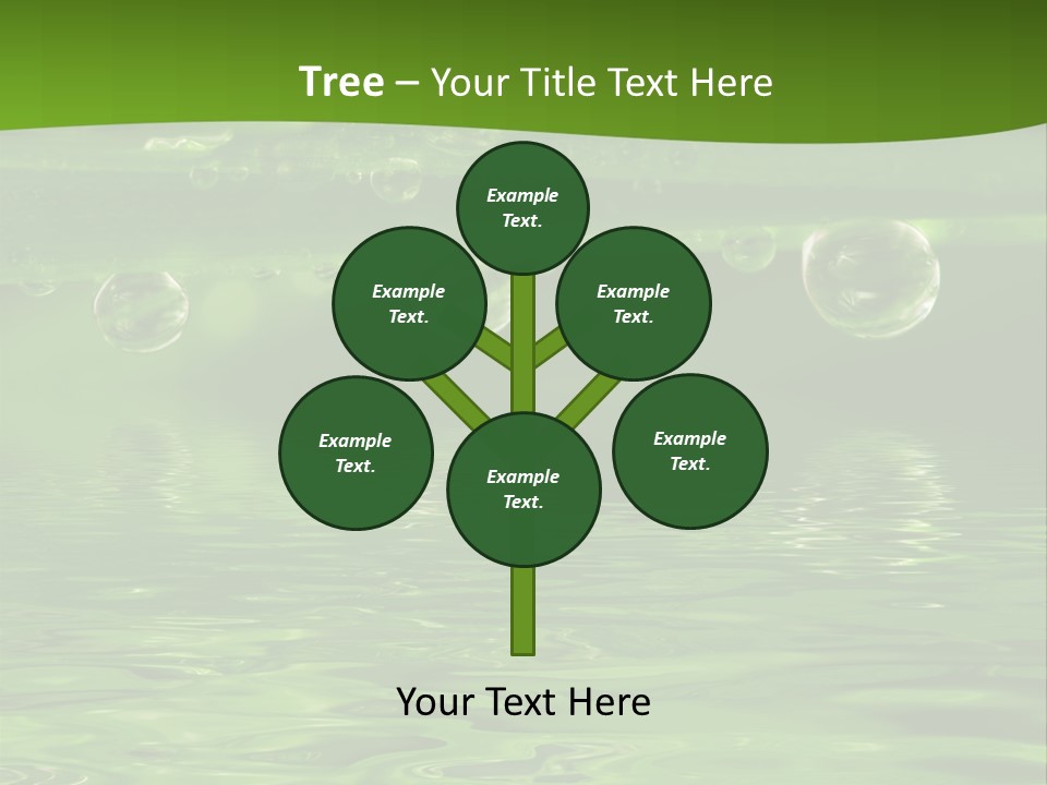 Environment Growth Rain PowerPoint Template