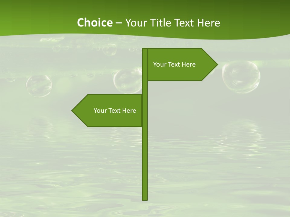 Environment Growth Rain PowerPoint Template