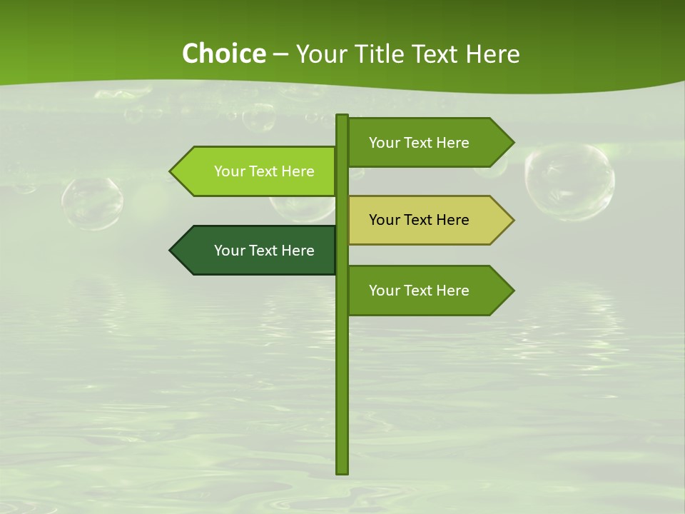 Environment Growth Rain PowerPoint Template