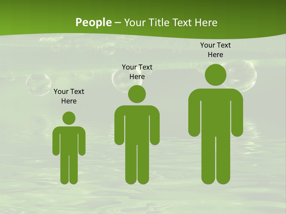 Environment Growth Rain PowerPoint Template