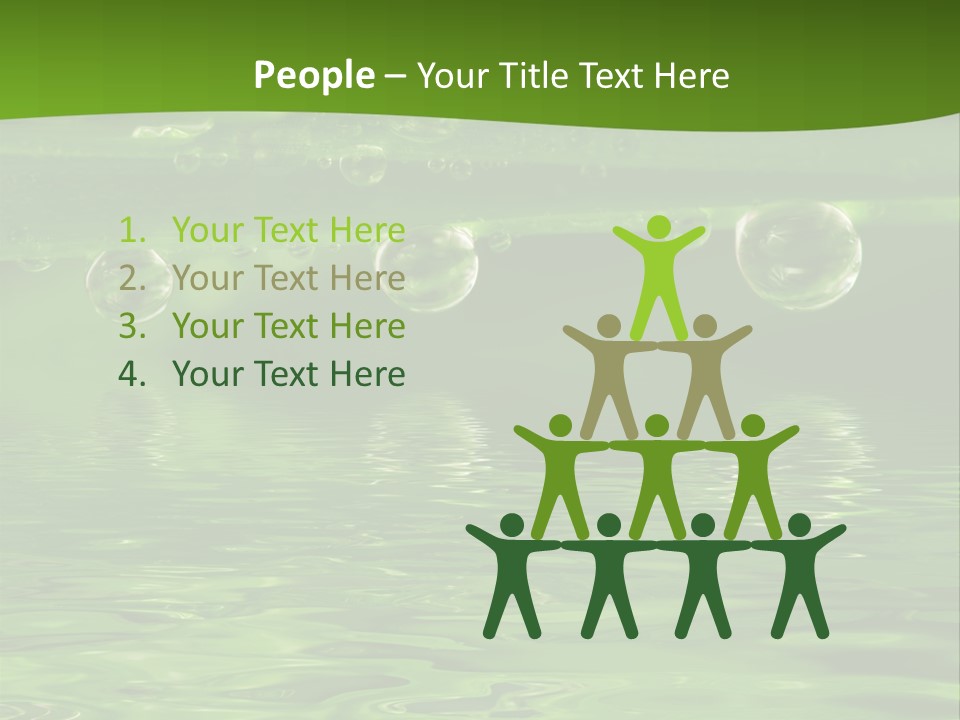 Environment Growth Rain PowerPoint Template