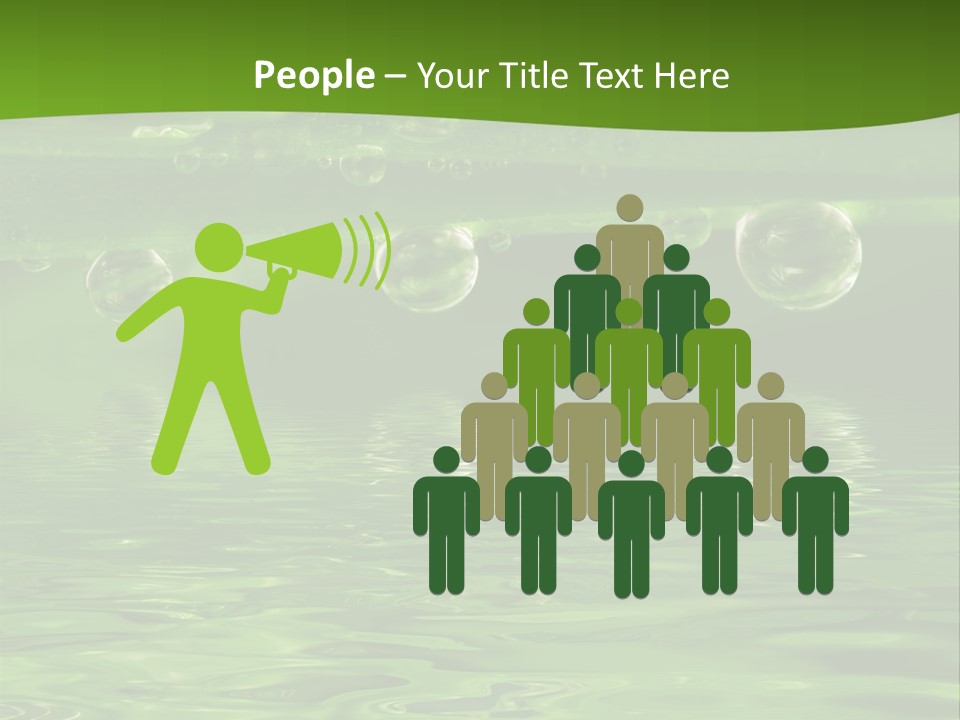 Environment Growth Rain PowerPoint Template