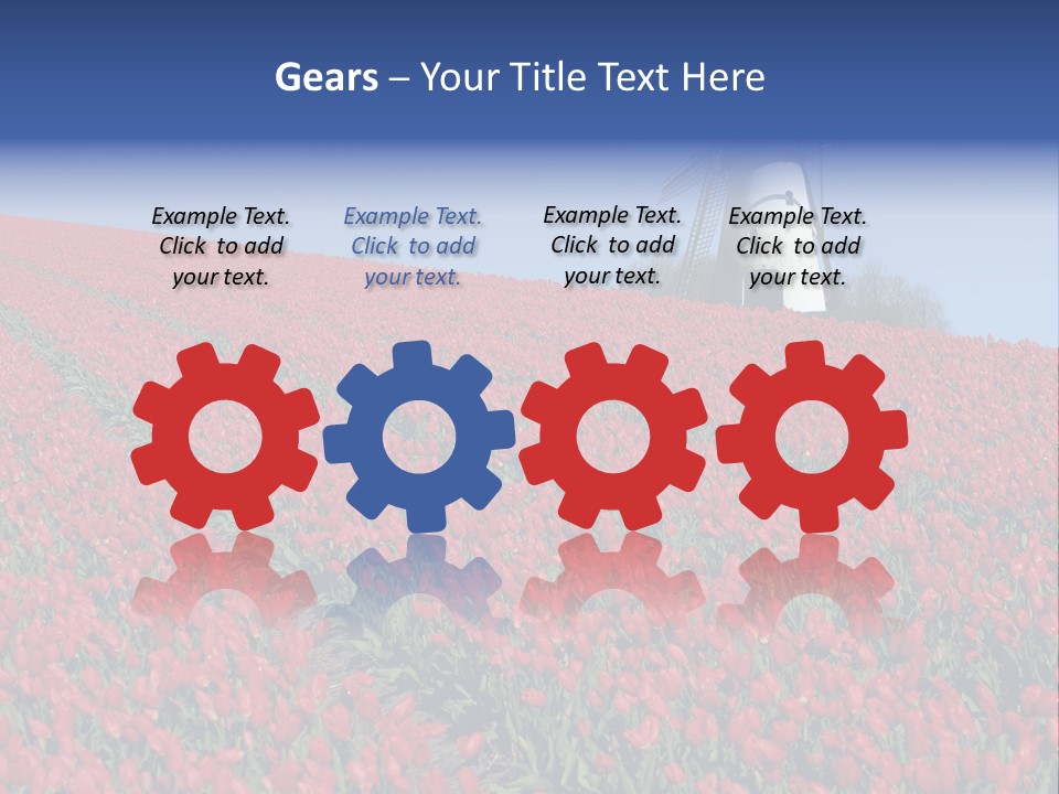 Traditional Floral Green PowerPoint Template