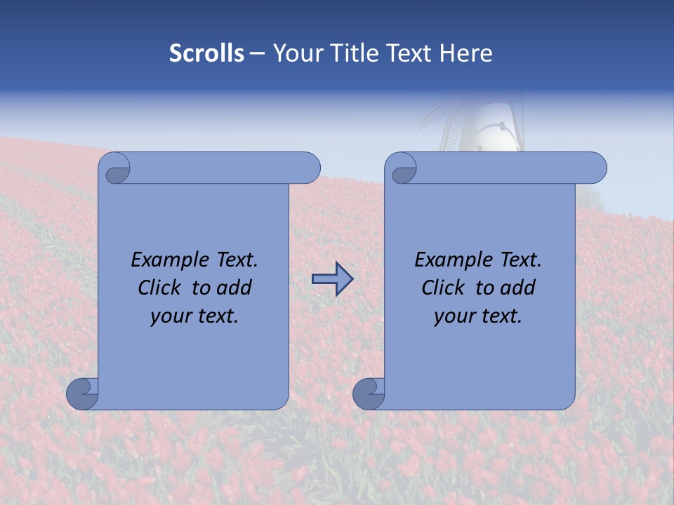 Traditional Floral Green PowerPoint Template