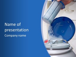 Genetic Chemistry Tube PowerPoint Template